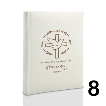 Album komunijny wsuwany na 100 zdjęć 15x21 personalizowany 5 wzorów